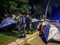 Полиция ликвидировала протестный лагерь в Парке Независимости в Иерусалиме