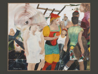 Pamela Levi, Valley of Hell, 1990, oil on canvas, 154x186 cm, gift of the artist, 1994