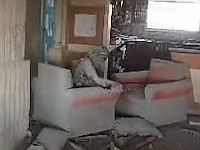 Кадр из видео ЦАХАЛа, снятого дроном во время ликвидации Синуара