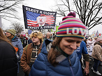 В Вашингтоне накануне инаугурации прошла манифестация против "трампизма"