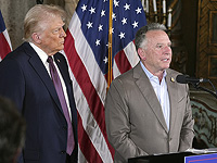 Дональд Трамп и специальный эмиссар президента США по Ближнему Востоку Стивен Виткофф