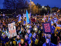 В Берлине прошел марш российской оппозиции под лозунгом "Россия против Путина"