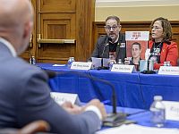Встреча американских конгрессменов с близкими заложников, удерживаемых террористами в Газе. Февраль 2025