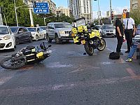 ДТП в Холоне, тяжело травмирован мотоциклист
