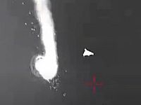 ЦАХАЛ опубликовал видео перехвата иранского "шахеда" кораблем ВМС Израиля
