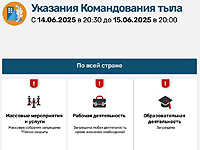 Управление тылом опубликовало распоряжения для всех граждан Израиля