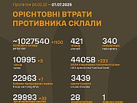 Генштаб ВСУ: данные о потерях армии РФ на 1230-й день войны
