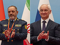 Министр обороны Ирана Азиз Насирзаде и министр обороны РФ Андрей Белоусов