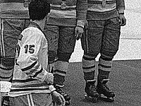 Олимпиада 1972 года. Капитан сборной ЧССР Йозеф Черны после мача СССР - ЧССР