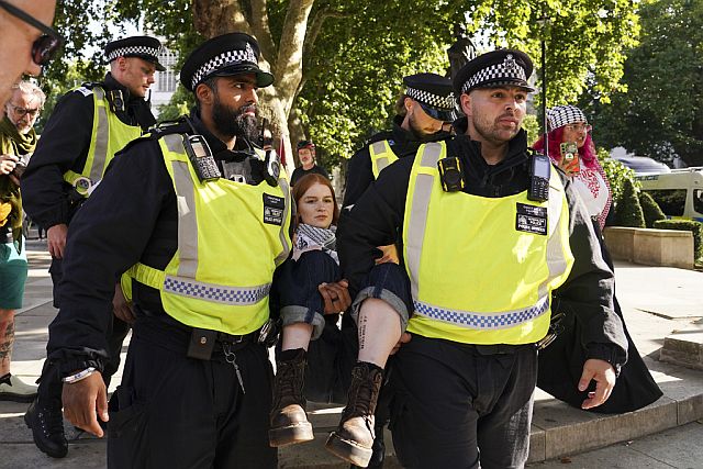 Протест в Лондоне в поддержку Palestine Action. Фоторепортаж
