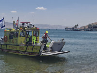 В Кинерете утонул мужчина, его тело вытащили из воды
