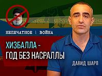"Хизбалла" – год без Насраллы. Видеокомментарий Давида Шарпа

