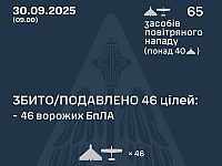 Генштаб ВСУ: ночью перехвачены 46 из 65 БПЛА. Минобороны РФ: сбит 81 беспилотник
