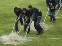 Матч Лиги конференций "Риека" - "Спарта" прерван из-за сильного дождя