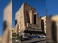 Башня Торре-деи-Конти до разрушения