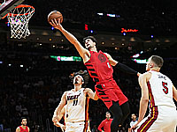 "Дабл-дабл 30+" Дени Авдии. "Портленд" проиграл "Майами"