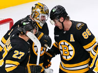 400-й гол Пастрнака. 30 сэйвов Суэймана.Гол Чикрана. Результаты матчей НХЛ