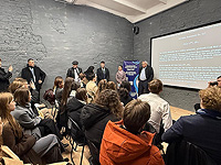 Во время встречи со студентами