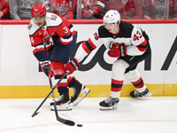 "Гол + пас" Люка Хьюза. Хет-трик Робертсона. Результаты матчей НХЛ