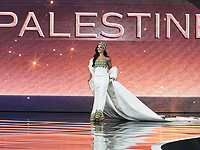 "Мисс Палестина" вышла на сцену в платье с изображением мечетей Иерусалима