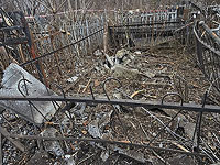 В результате российской атаки БПЛА и ракетами пострадало еврейское кладбище Харькова