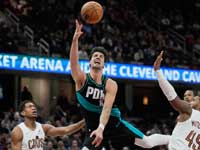 НБА. Дени Авдия набрал 27 очков. "Портленд" победил "Кливленд"