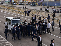 Акция протеста "харедим" против призыва в армию: демонстранты перекрывают 4-е шоссе