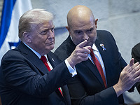 Дональд Трамп и Амир Охана в Кнессете, октябрь 2025 г.