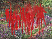 Картина после акции экоактивистов