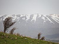 Снегопад на вершине Хермона, возможно закрытие курорта
