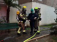 Пожар в центре абсорбции в Хадере, пострадали пять человек