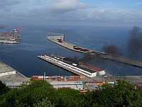 Доки Каракаса после атаки