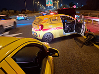 В ДТП возле развязки Алюф Саде тяжело травмирован мотоциклист