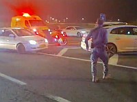 Сообщения об обстреле автобуса на шоссе №6 возле развязки Аин-Тут