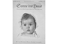 Обложка журнала "Sonne ins Haus", 1935 год