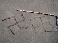 Детскую площадку в еврейском квартале Нью-Йорка разрисовали свастиками