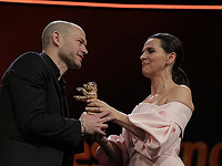 Надав Лапид и Жюльет Бинош