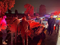 ДТП на 65-м шоссе возле Афулы: погиб мужчина, женщина в критическом состоянии