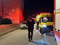 Пожар в Хадере, женщина в тяжелом состоянии
