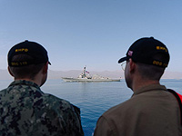 Состоялись учения ВМФ Израиля с участием американского эсминца