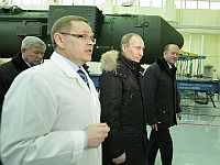 Путин на Воткинском заводе, март 2011 года