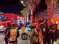 Пожар в Нетании: 11 пострадавших, трое в тяжелом или критическом состоянии
