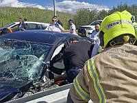 Лобовое столкновение возле "Пории": пожарные извлекли заблокированного водителя