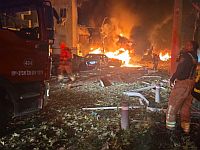 Падение ракеты в Гуш-Дане