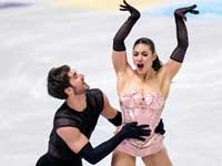 В соревнованиях танцевальных пар лидируют французы Лоранс Фурнье Бодри и Гийом Сизерон