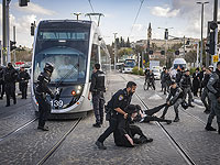 Ультраортодоксы пытались блокировать движение иерусалимского трамвая