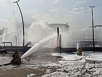 На фото результат одной из атак Ирана в начале войны, 9 марта 2026 года