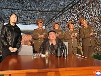 KCNA: Ким Чен Ын наблюдал за испытанием модернизированных баллистических ракет