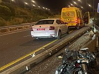 Авария на севере Израиля, погиб мотоциклист
