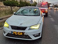 На 50-й трассе, недалеко от Иерусалима, автомобиль сбил мужчину
